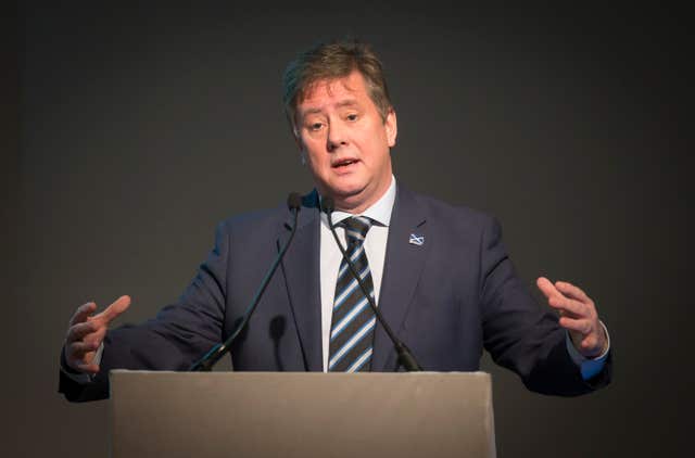 Economy Secretary Keith Brown praised Scottish economic resilience (Danny Lawson/PA)
