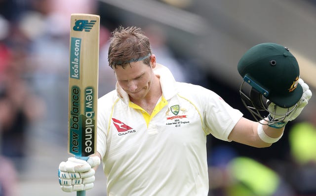 Smith leaves the field after being dismissed for 142