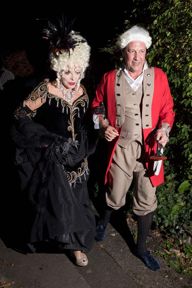 Joan Collins and Percy Gibson