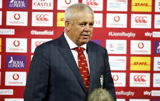 Warren Gatland insists the Lions will keep 