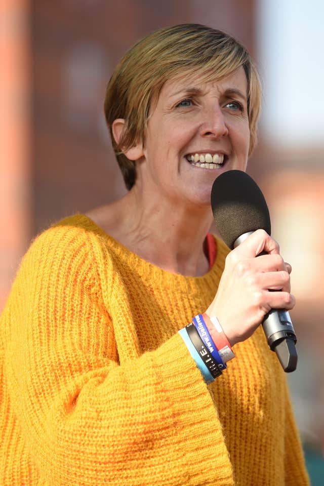 Actress Julie Hesmondhalgh (Joe Giddens/PA)