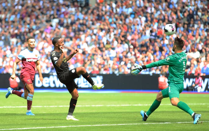 Sterling was clinical against West Ham