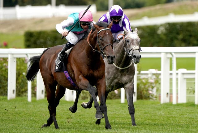 Tempus (left) has been progressing nicely for Roger Charlton