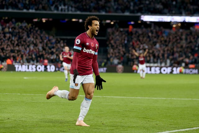 West Ham United's Felipe Anderson delivered a key performance against Burnley