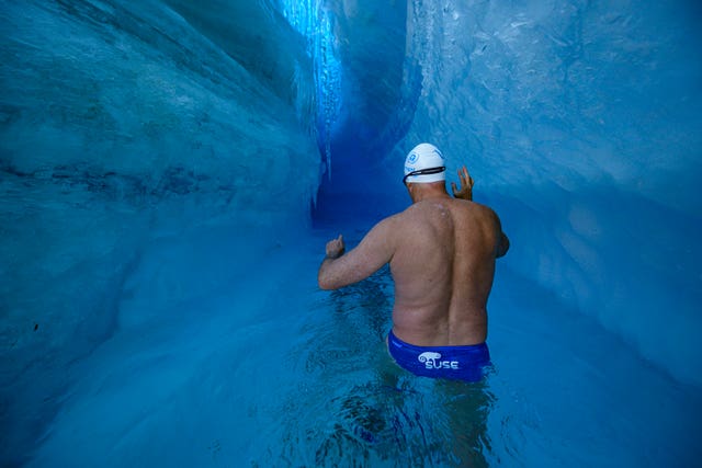 Endurance swimmer Lewis Pugh (Lewis Pugh/PA)