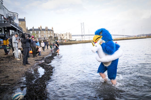 New Year’s Day swim
