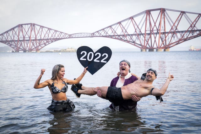 New Year’s Day swim