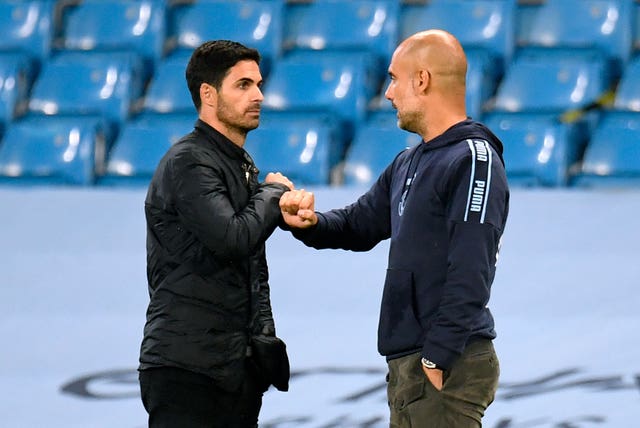 Arteta did not enjoy his return to Manchester City.