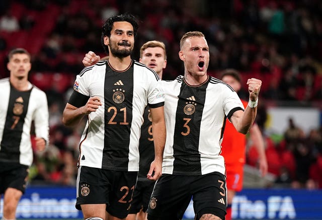 Germany’s Ilkay Gundogan opened the scoring