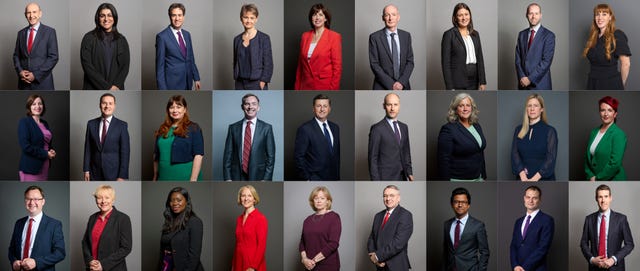 The Cabinet as a series of composite images