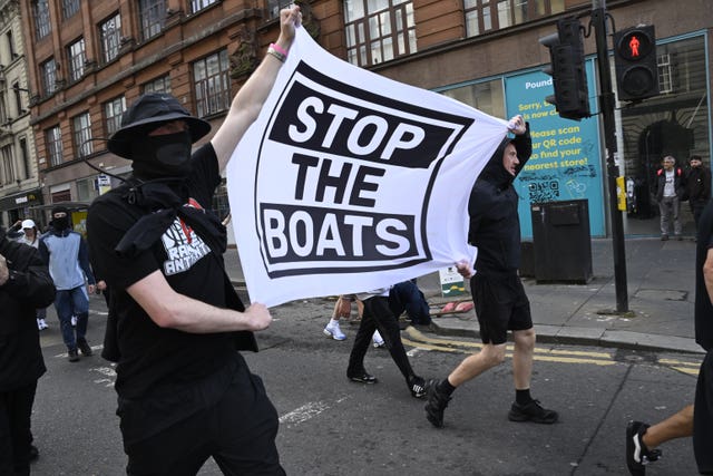 Anti-immigration rally – Glasgow