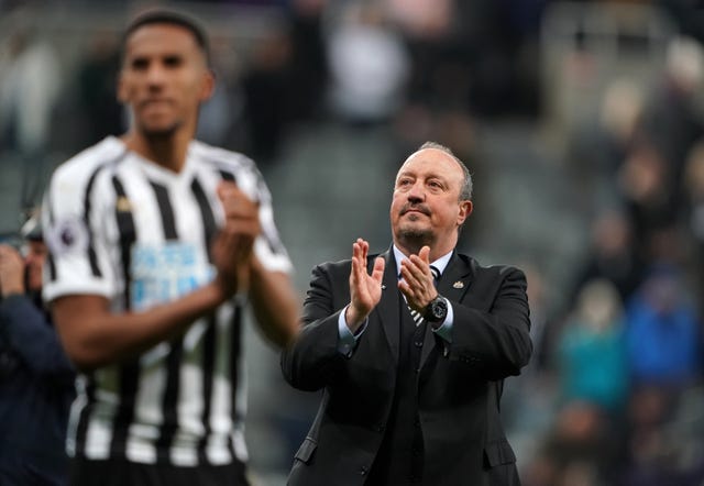 Rafael Benitez had the support of his players