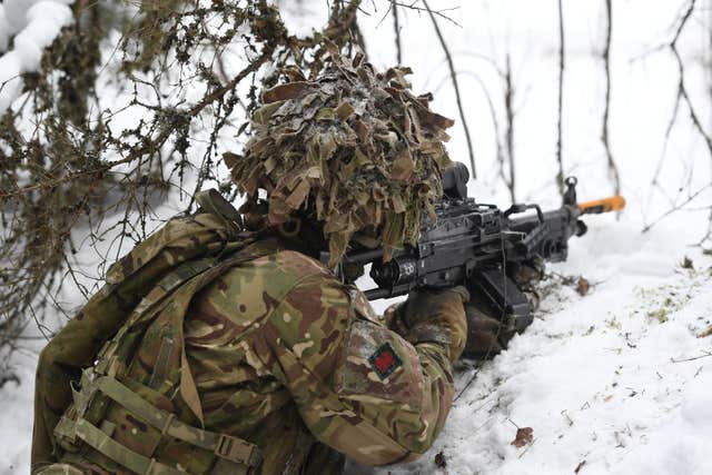 British troops in Estonia