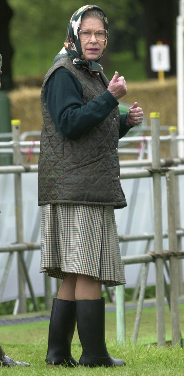 The Queen off duty