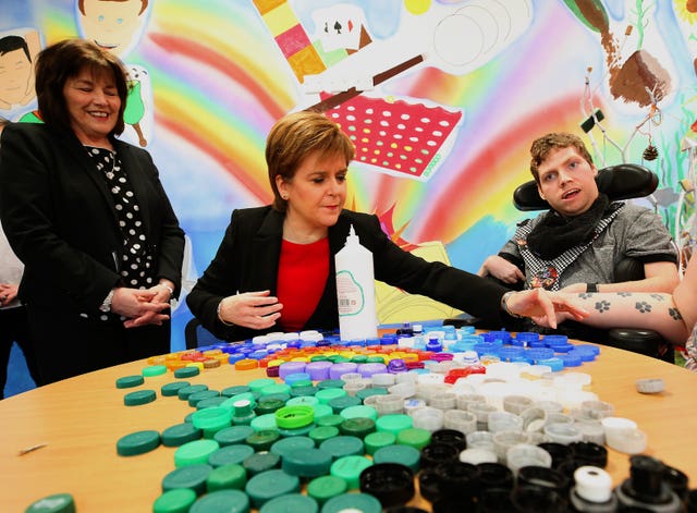 Nicola Sturgeon visit to Capability Scotland