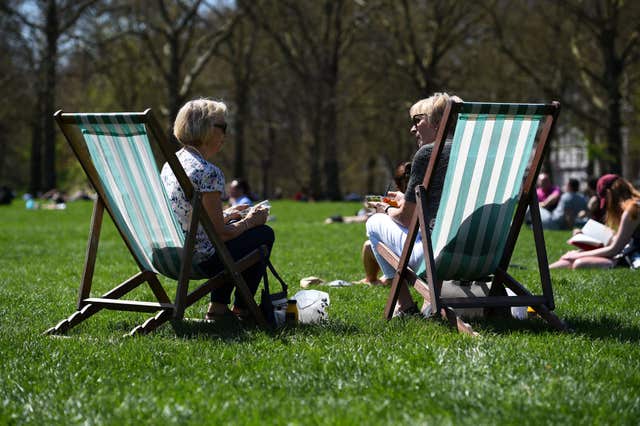 London saw a high of 29.1C on Thursday (Kirsty O’Connor/PA)
