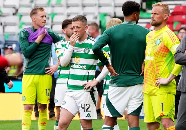 McGregor watches on as Aberdeen celebrate