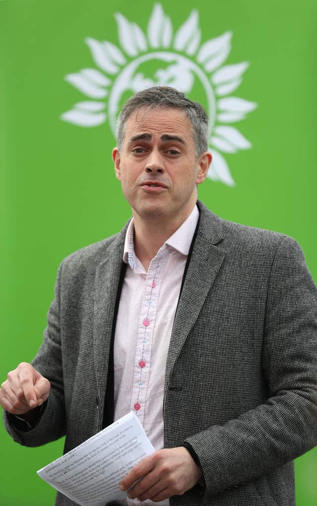 Jonathan Bartley said it was an attack on the right to peaceful protest (Andrew Matthews/PA)