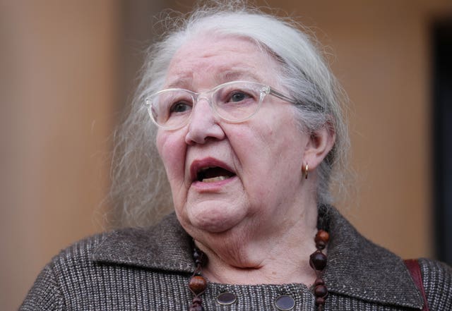 Emma Caldwell's mother Margaret Caldwell