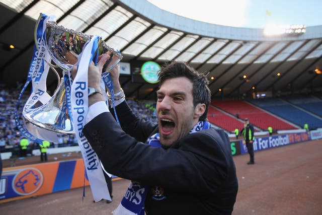 Manuel Pascali was part of Kilmarnock's League Cup winning squad in 2012