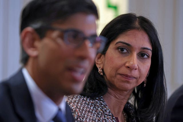 Rishi Sunak and Suella Braverman