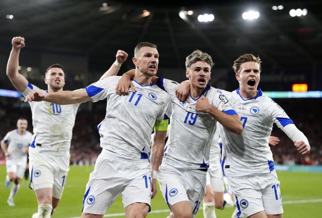 Edin Dzeko's header took the game to extra time