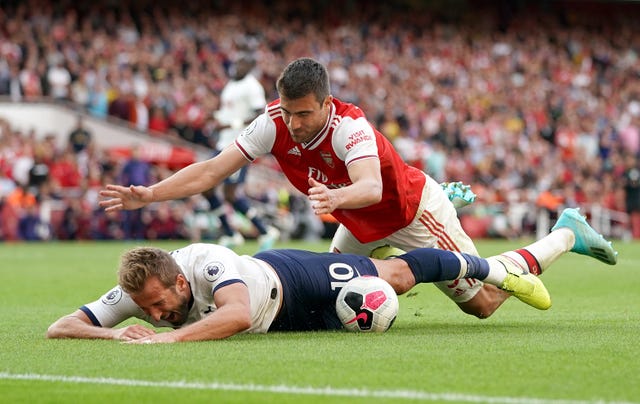 The striker was accused of diving in the north London derby last weekend
