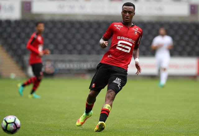 Rennes defender Edson Mexer was linked with a move to Rangers