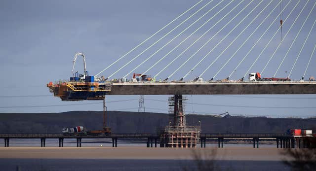 Work on the new Mersey Gateway Bridge