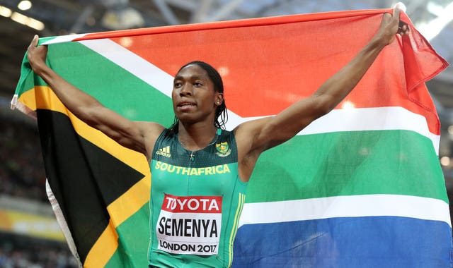 Caster Semenya is a two-time Olympic champion 