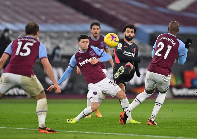 Mohamed Salah opened the scoring for Liverpool