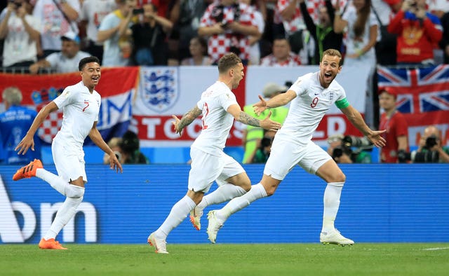 Jesse Lingard started the 2018 World Cup semi-final against Croatia