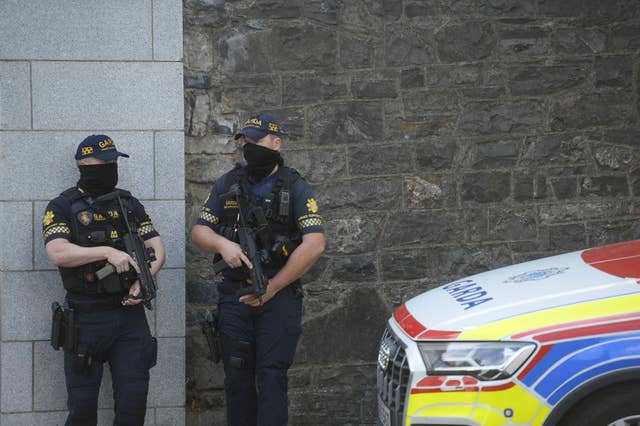 Garda armed response unit members