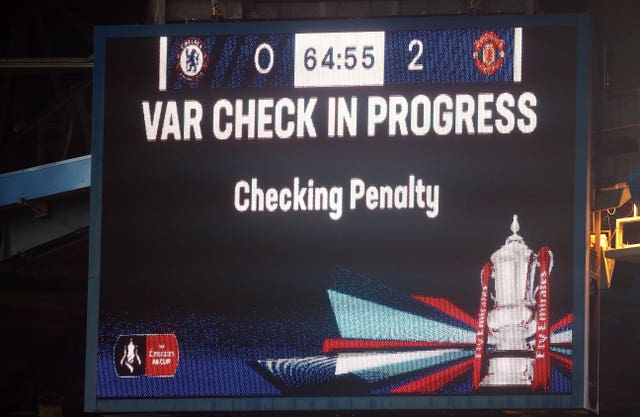 VAR has been used in recent seasons in both the FA Cup and Carabao Cup