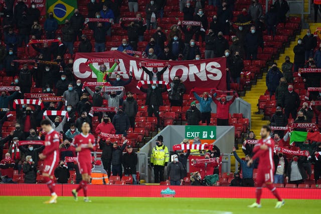 Liverpool fans have been allowed into Anfield in recent weeks