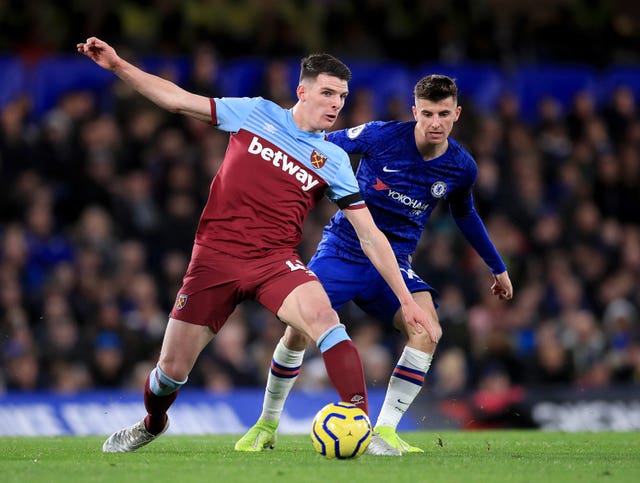 Declan Rice revealed how Mark Noble had inspired West Ham to beat Chelsea