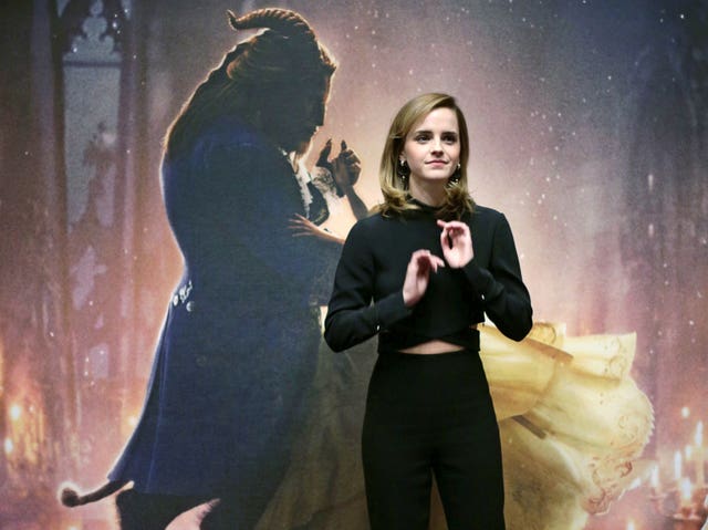Emma Watson was the highest grossing British actor, helped by the success of Disney's Beauty and the Beast (Yui Mok/PA)