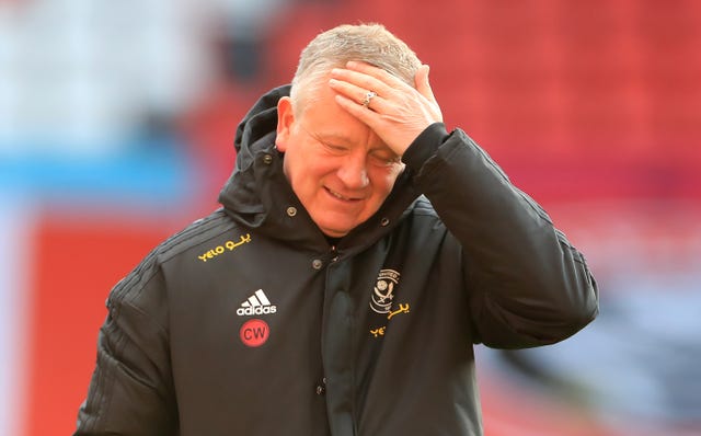 Chris Wilder's Blades are bottom of the Premier League 