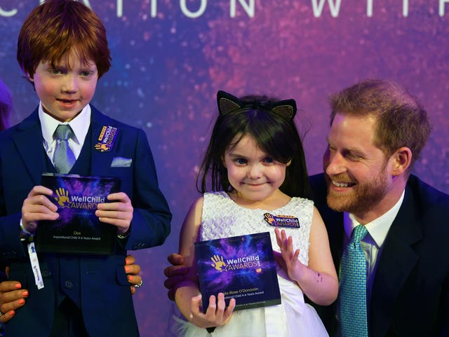 The Duke and Duchess of Sussex attend the WellChild Awards