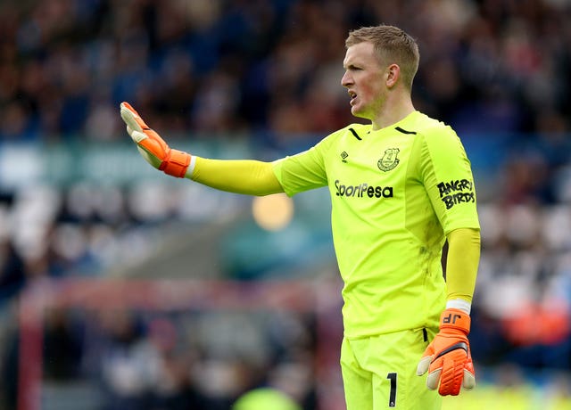 Everton goalkeeper Jordan Pickford is favourite to start fpor England in Russia this summer