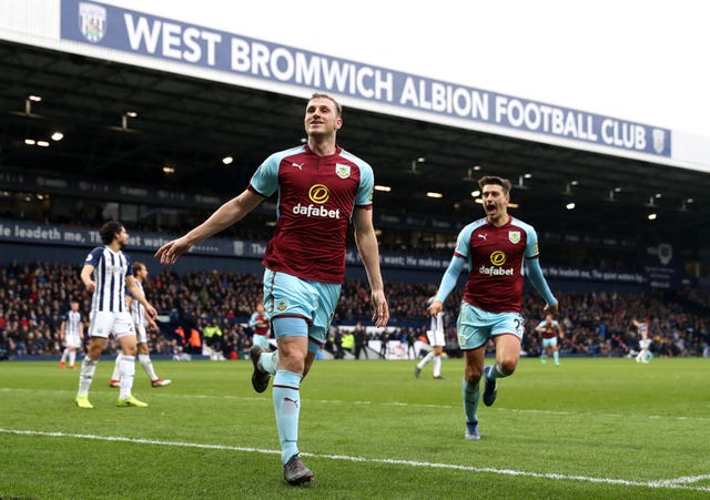 West Brom were beaten at home by Burnley 