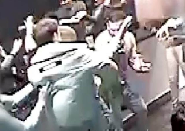 CCTV of the incident
