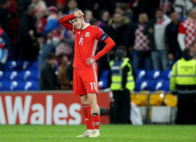 Gareth Bale was dejected at the final whistle despite earning Wales their point 