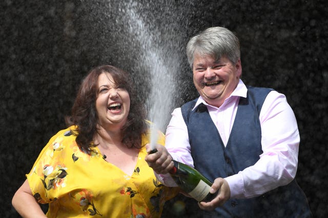 Lottery scratchcard winners