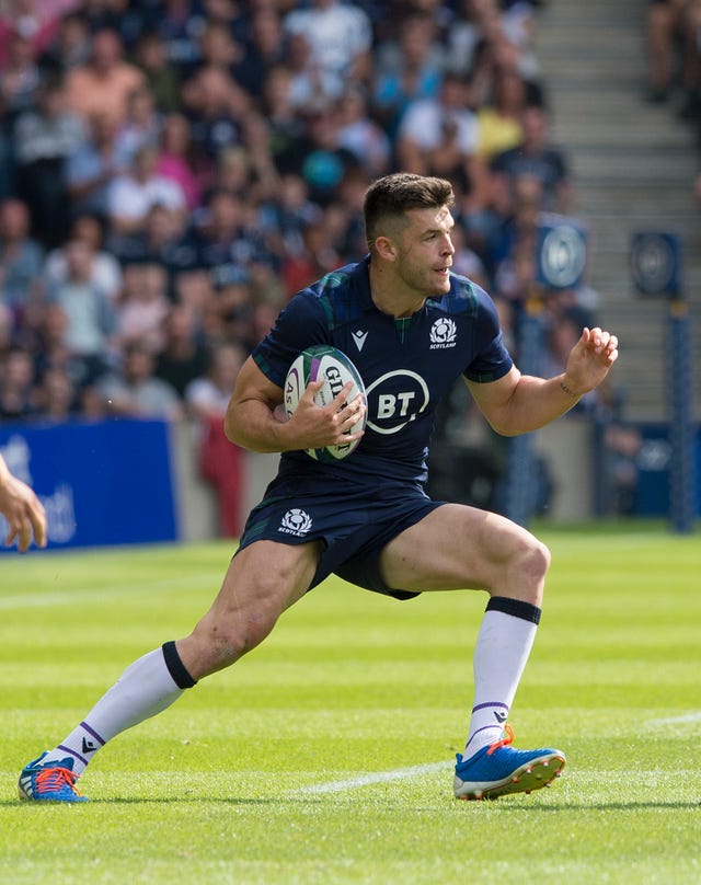 Blair Kinghorn came off the bench against France home and away