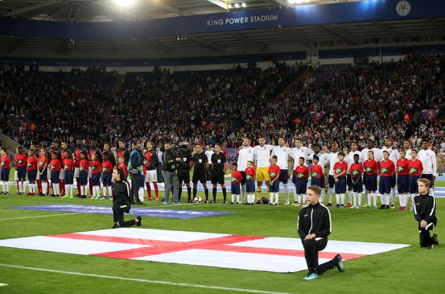 England  took on Switzerland  in a friendly at the King Power Stadium 