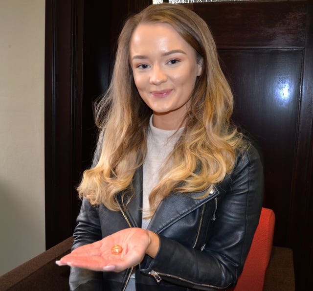 Woman reunited with lost ring