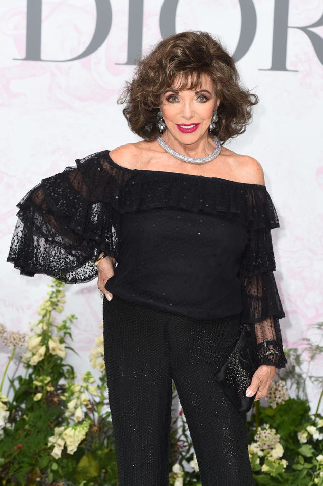 Joan Collins arrives at the V&A Summer Party
