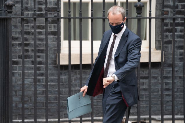 Foreign Secretary Dominic Raab was facing further criticism over his decision to go on holiday while the Taliban was advancing in Afghanistan
