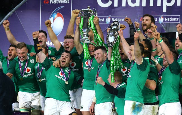 Ireland lifted the Six Nations title last year with a Grand Slam triumph